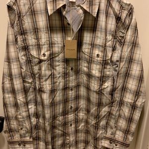 Filson twin lakes sport long sleeve LS shirt M